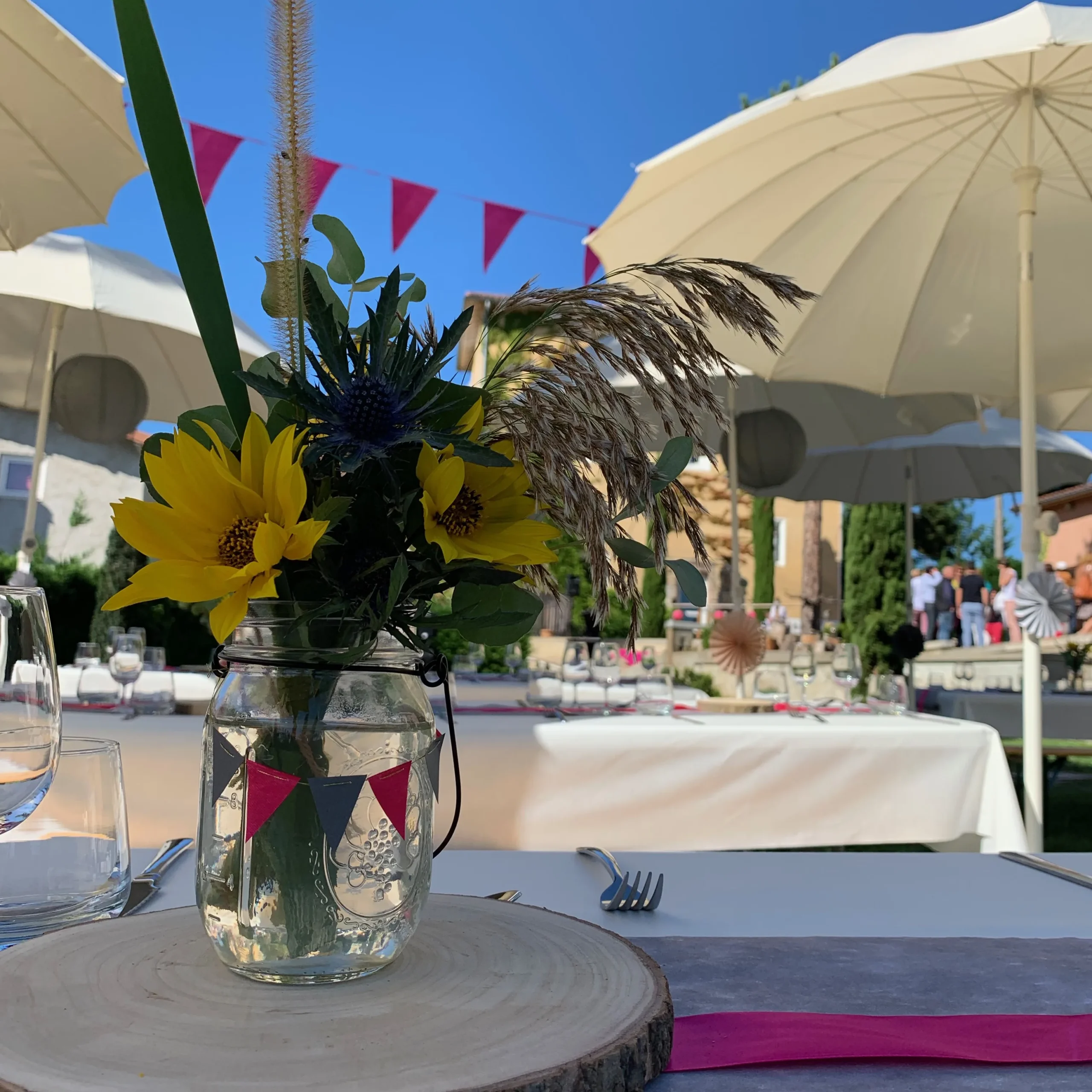 Lieu événementiel garden party Guadeloupe vue mer Caraïbes terrasse hôtel Gosier INNOV'events