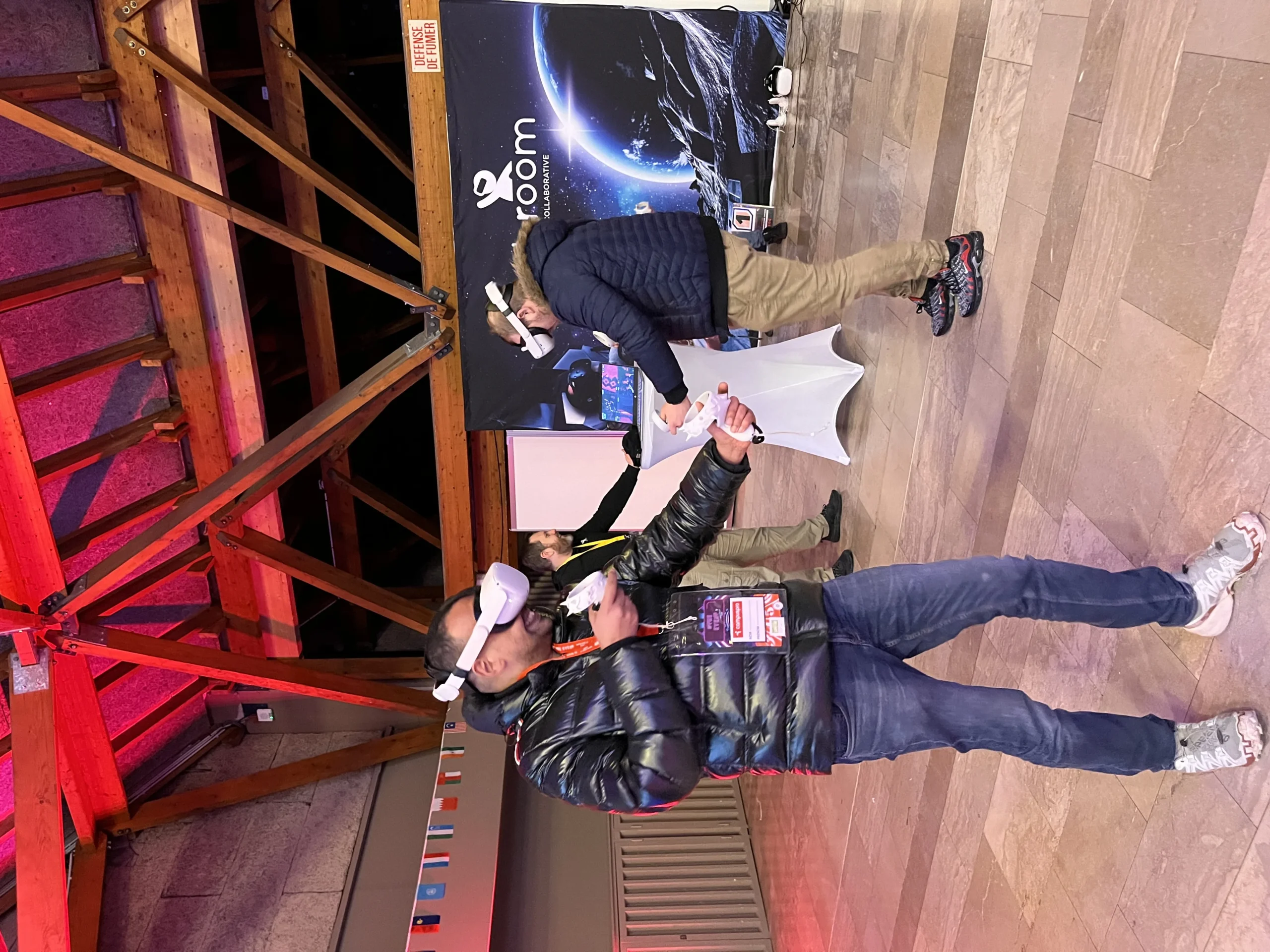 Animation de stand sur salon Chartres stand interactif dans salle d'exposition INNOV'events