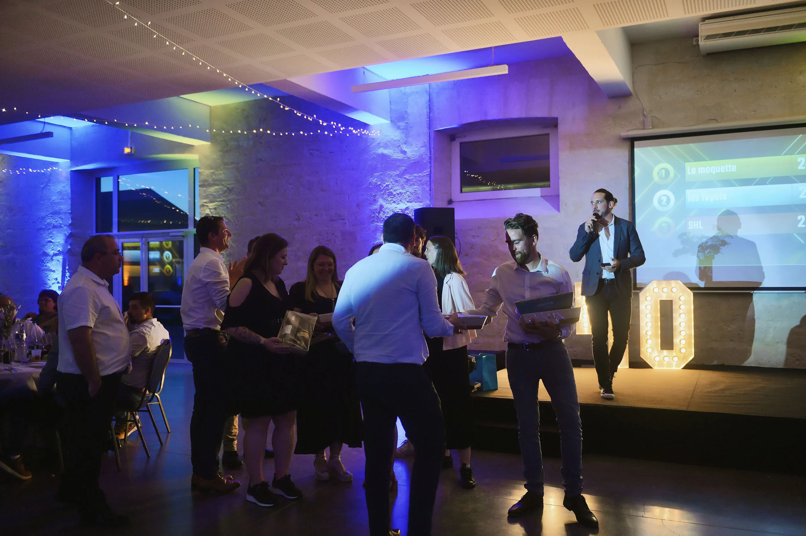 Lieu événementiel cérémonie des vœux Metz vue quais Moselle nuit INNOV'events