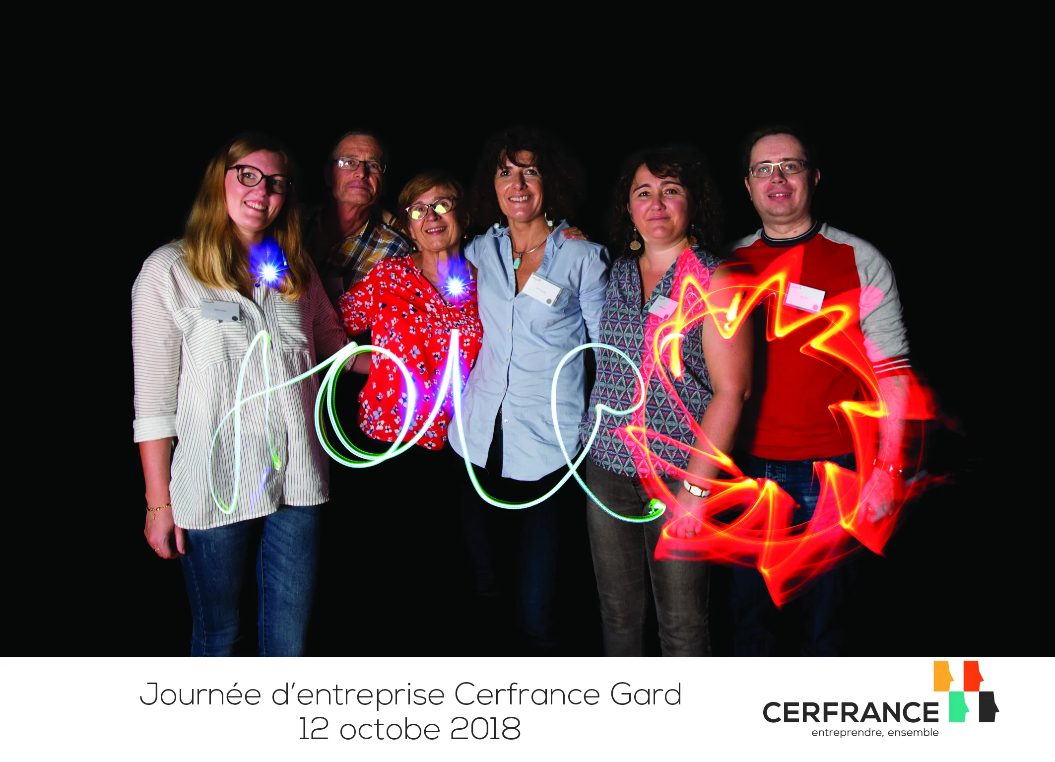 Light painting d'entreprise à Versailles — INNOV'events