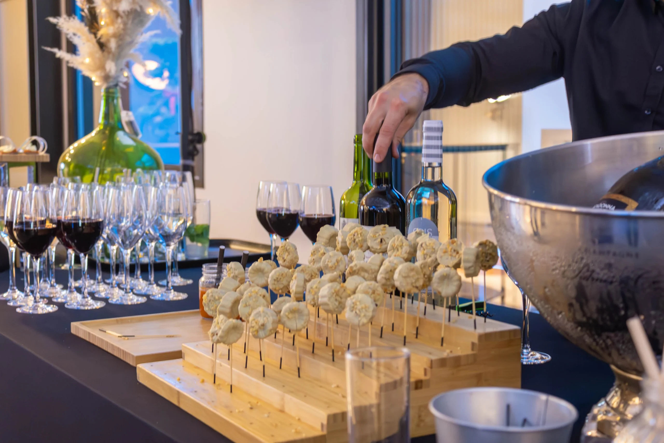 Déjeuner traiteur journée entreprise Bordeaux buffet plénière INNOV'events