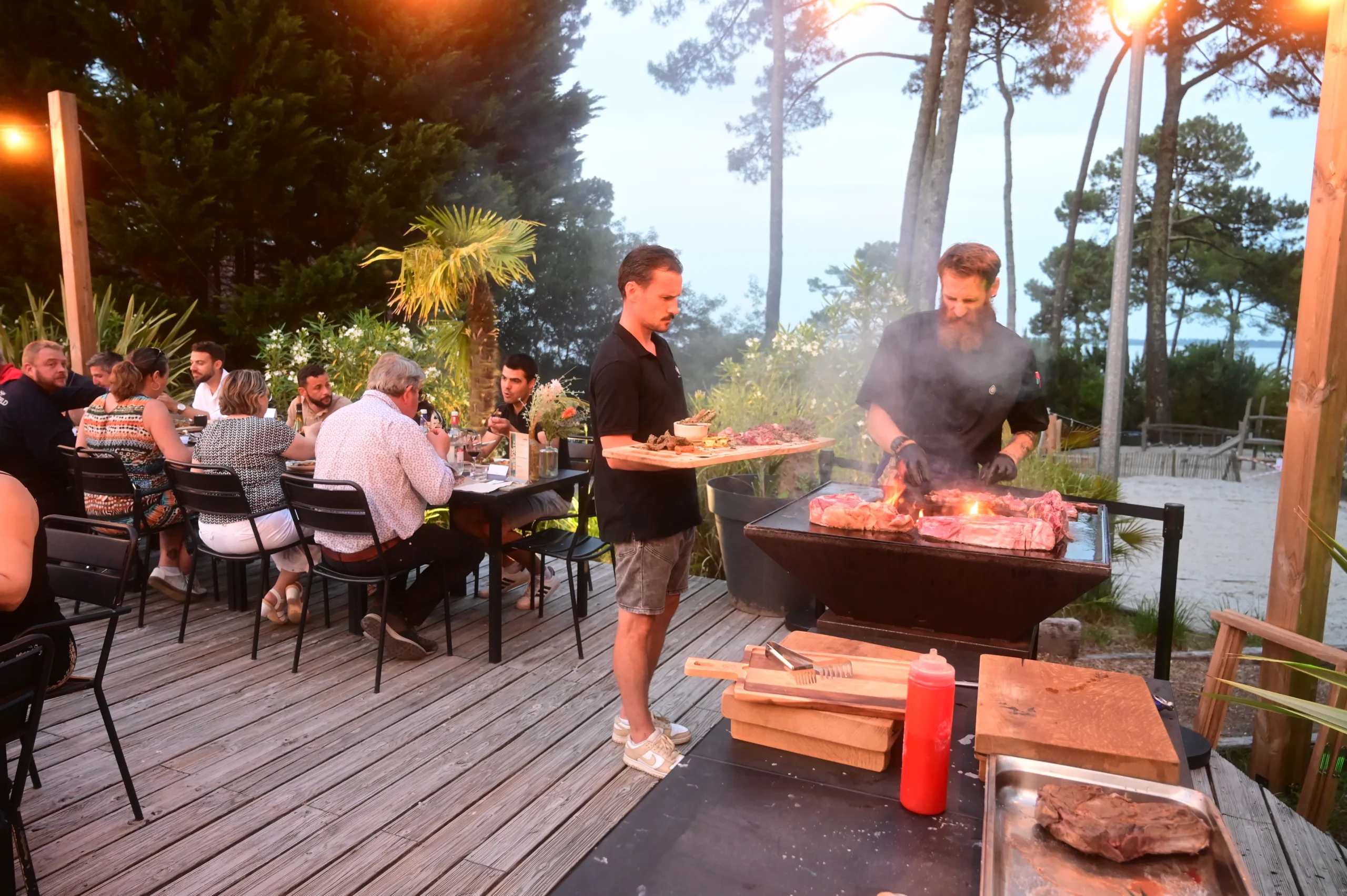 Après-midi convivial pot de départ Guadeloupe groupe jardin tropical INNOV'events