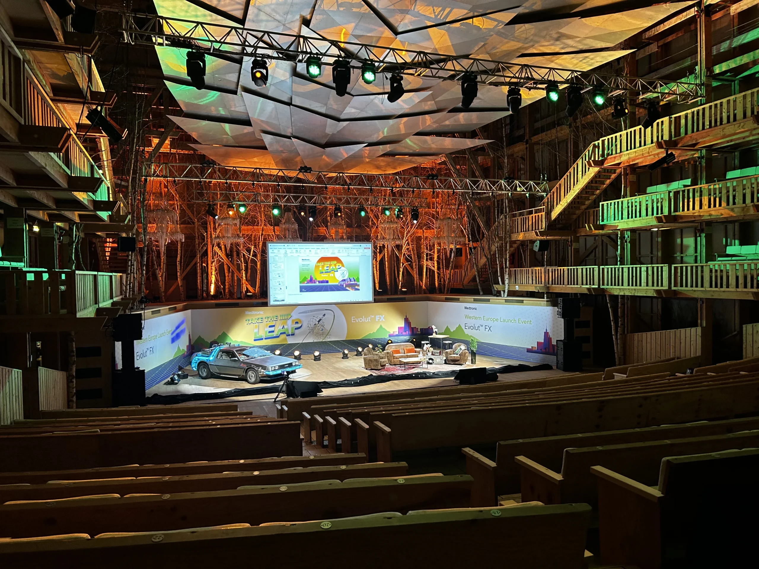 Communication événementielle Poitiers extérieur Parc de Blossac prises de parole INNOV'events organisation d'événements