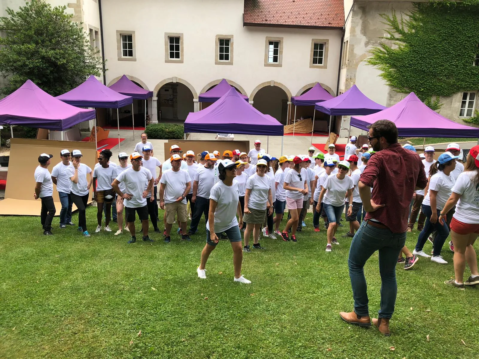 Jeux géants Loire Nevers équipes entreprise extérieur INNOV'events
