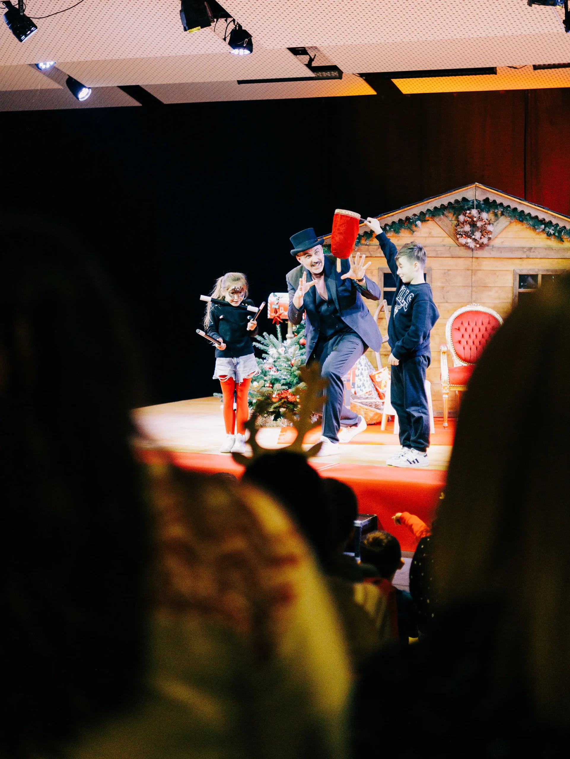 Format mixte familles arbre de Noël Rouen journée animations fête foraine INNOV'events