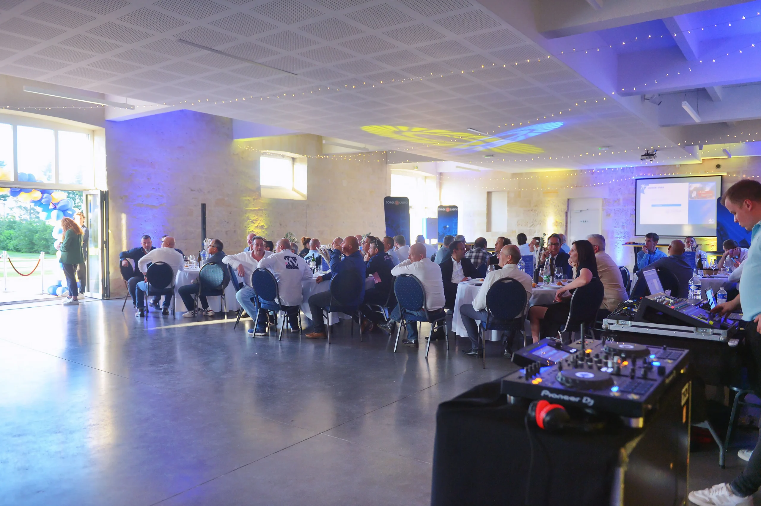 Régie son lumière La Rochelle espace encan soirée entreprise INNOV'events