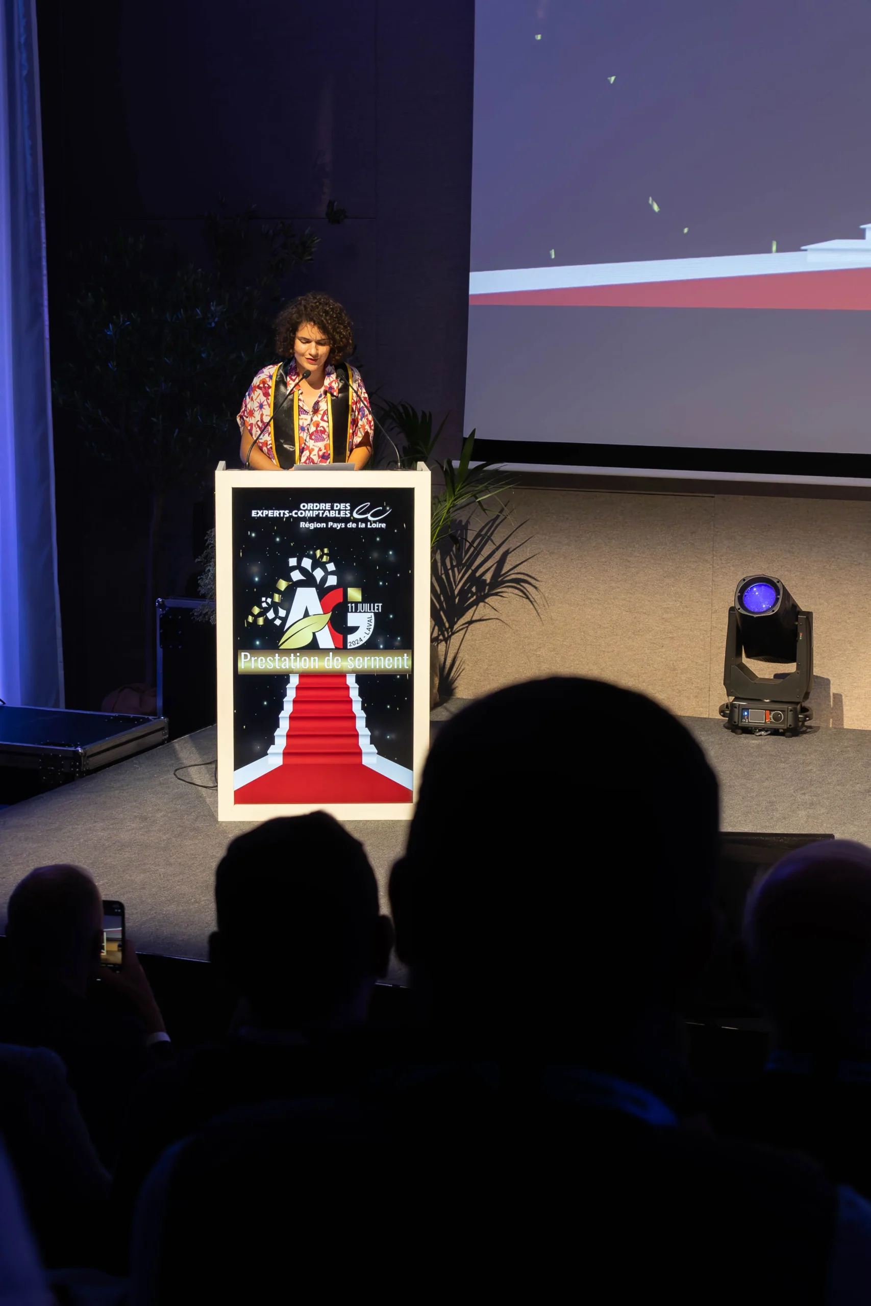 Grande cérémonie des vœux entreprise Tours amphi et scène INNOV'events