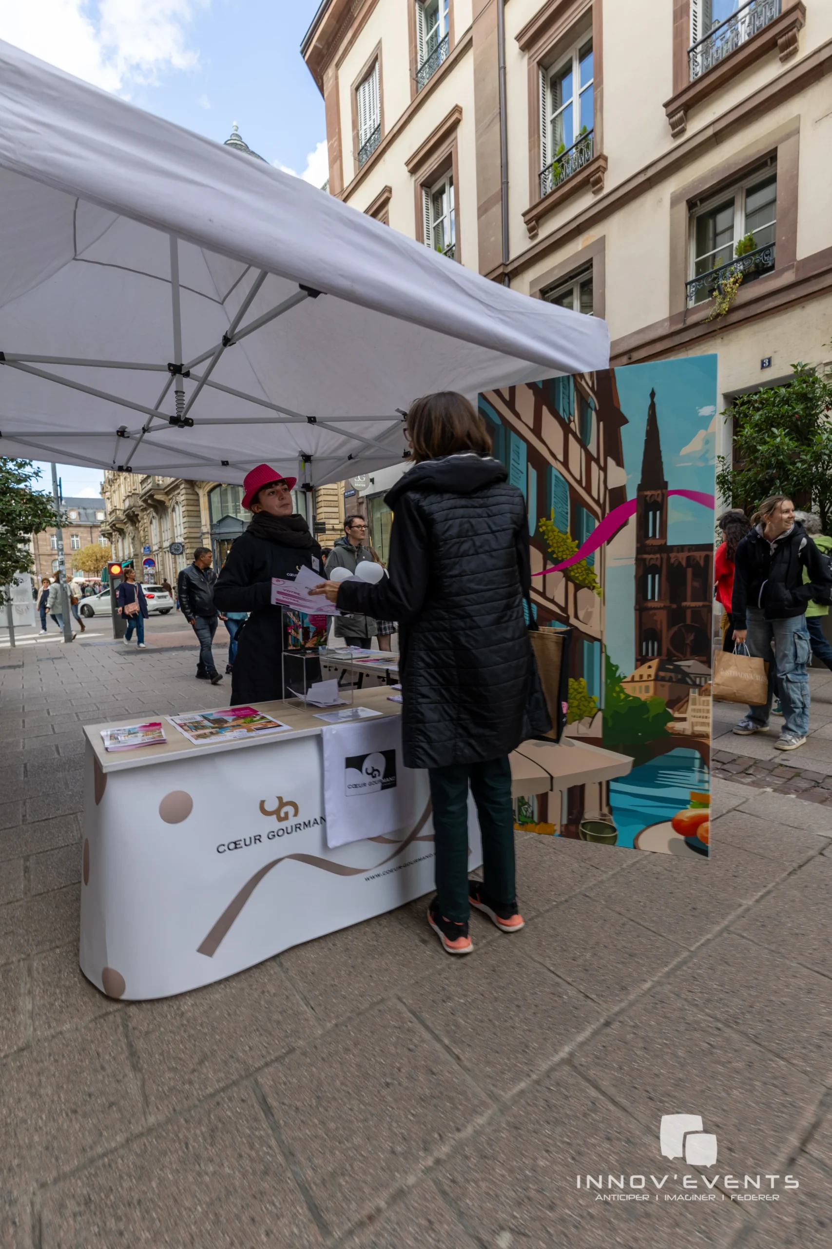 Opération digitale street-marketing Toulouse borne interactive jeu concours INNOV'events