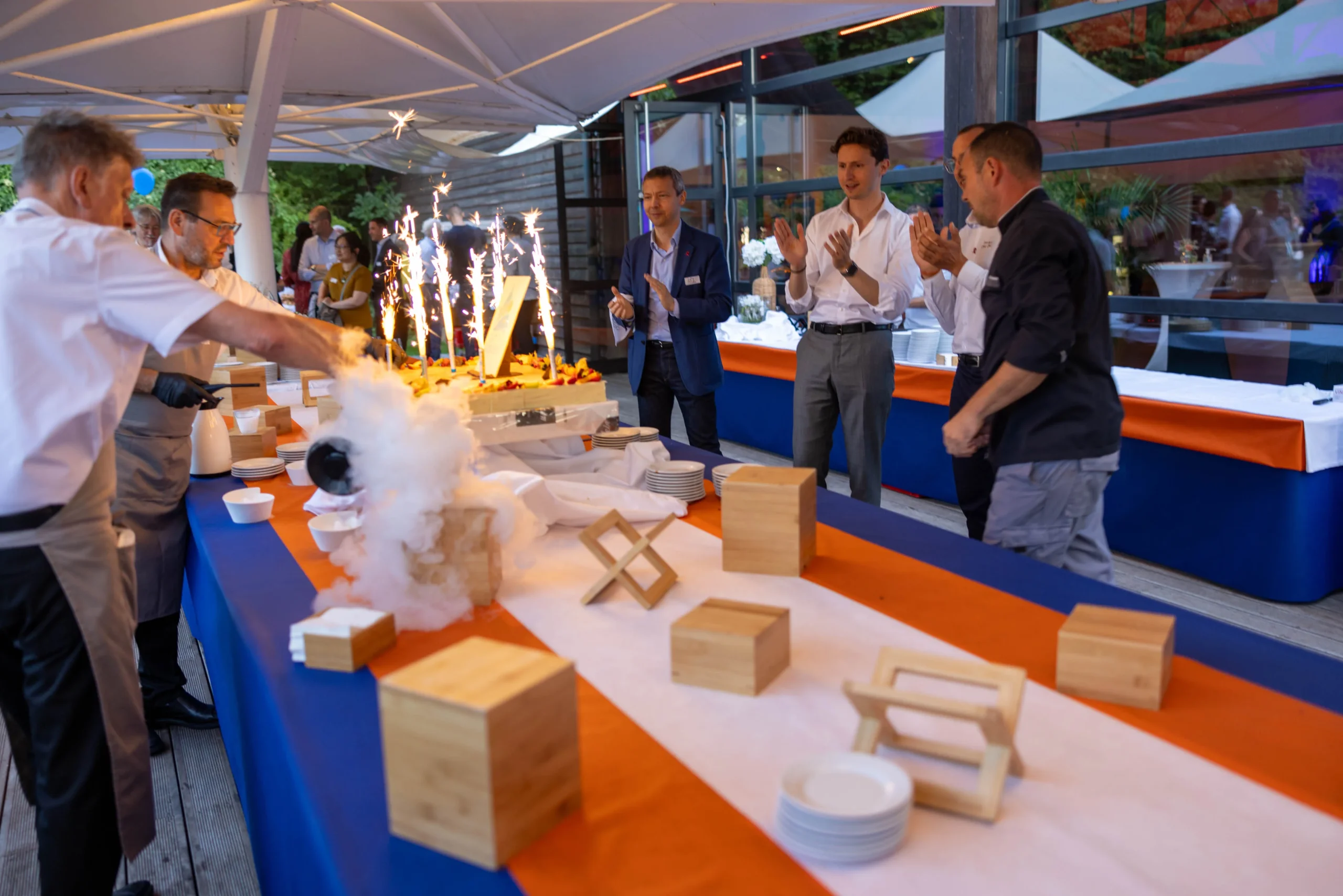 Dîner de gala tropical repas d'entreprise Guadeloupe INNOV'events