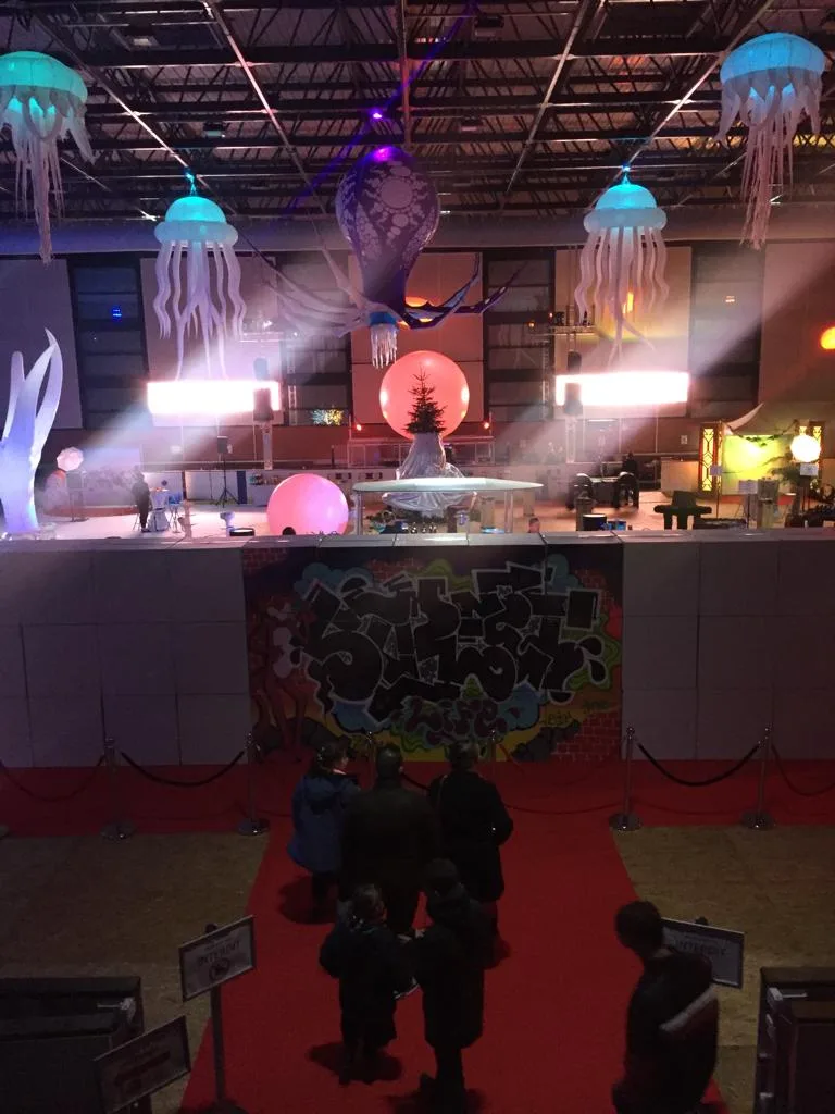 Décoration événementielle Orléans salle habillée bords de Loire soirée d'entreprise INNOV'events