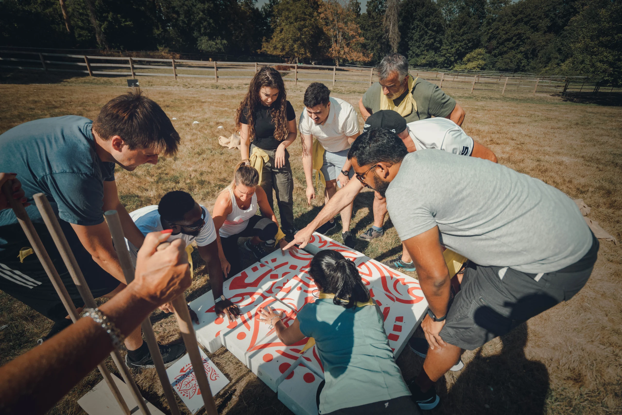 team building Strasbourg défi sportif équipes Parc de l'Orangerie INNOV'events