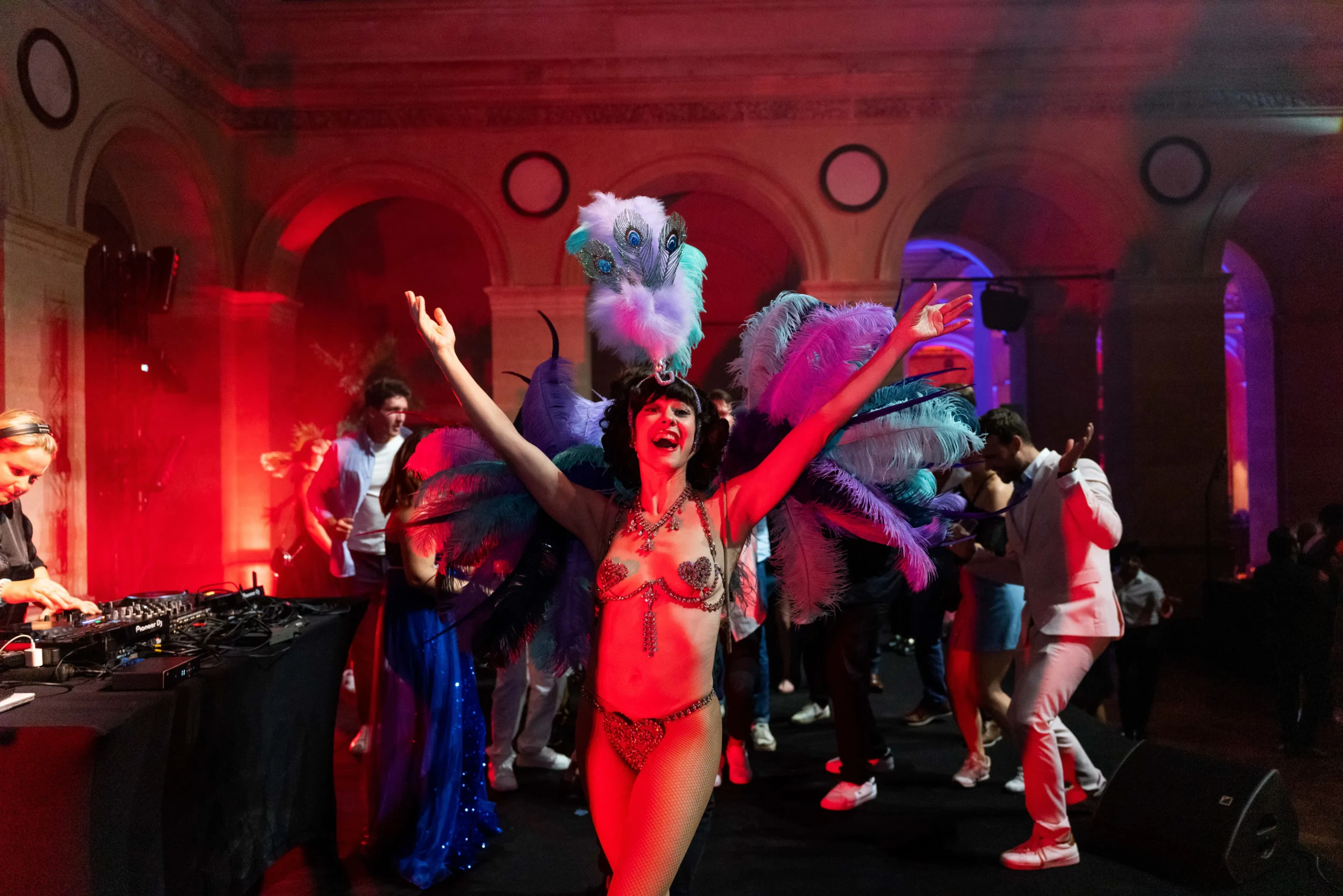 Performance artistique participative entreprise Montpellier groupe INNOV'events