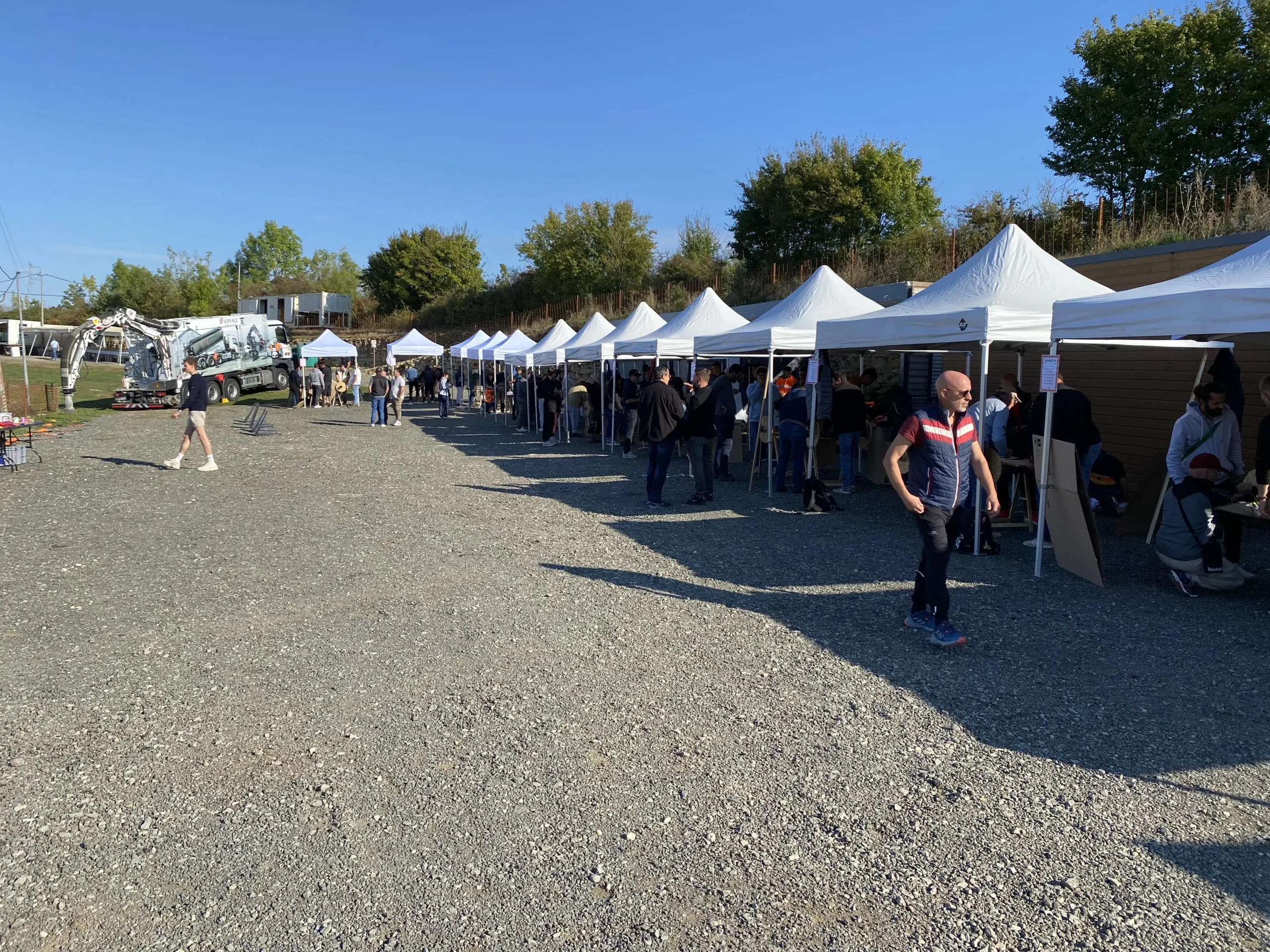 Portes ouvertes Gap Domaine de Charance stands visiteurs panorama INNOV'events