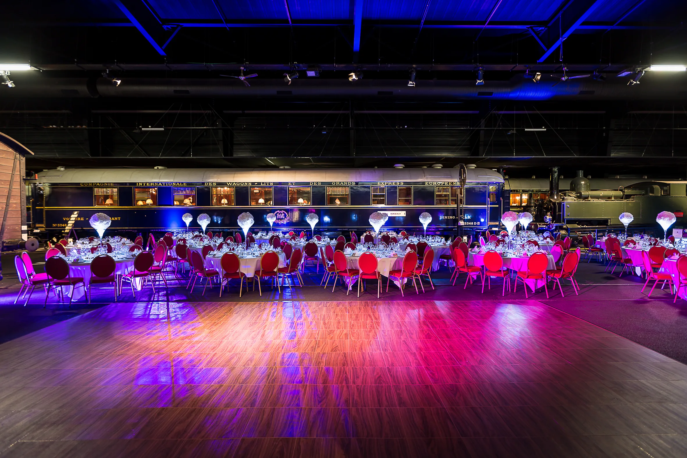 Anniversaire résidentiel d'entreprise Le Mans soirée dans une salle voûtée INNOV'events