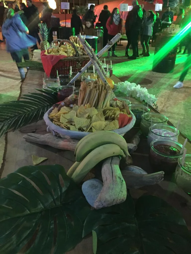 Lieu événementiel pot de départ Guadeloupe vue mer tropicale INNOV'events