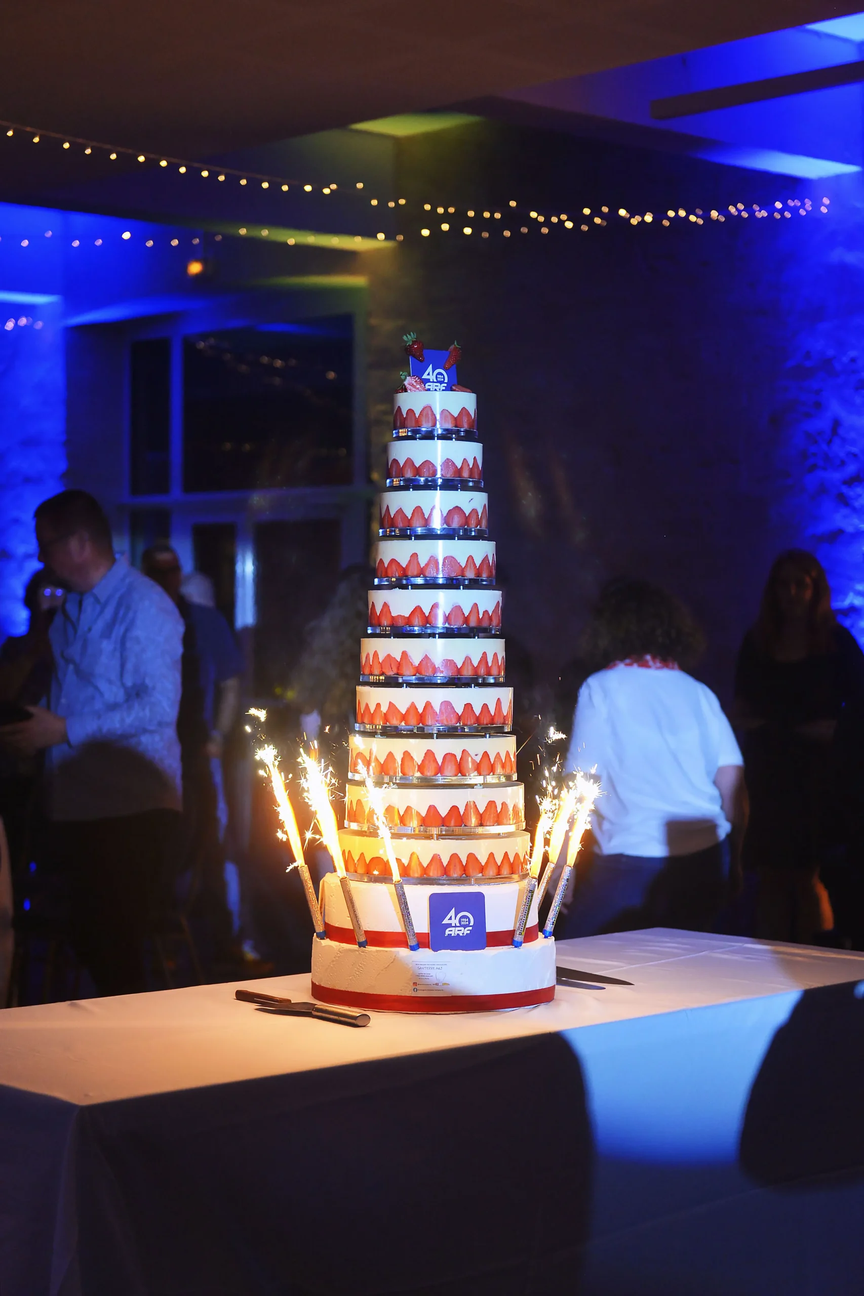 Animation Light Painting anniversaire d'entreprise Troyes intérieur soirée INNOV'events