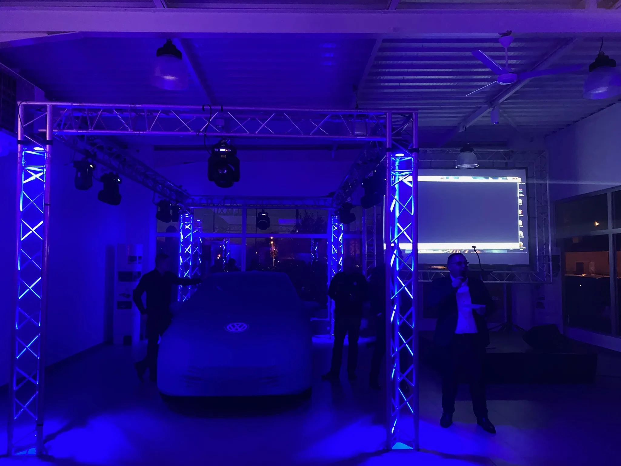 Prestation technique événementielle Bordeaux éclairage scénique Cité du Vin soirée INNOV'events
