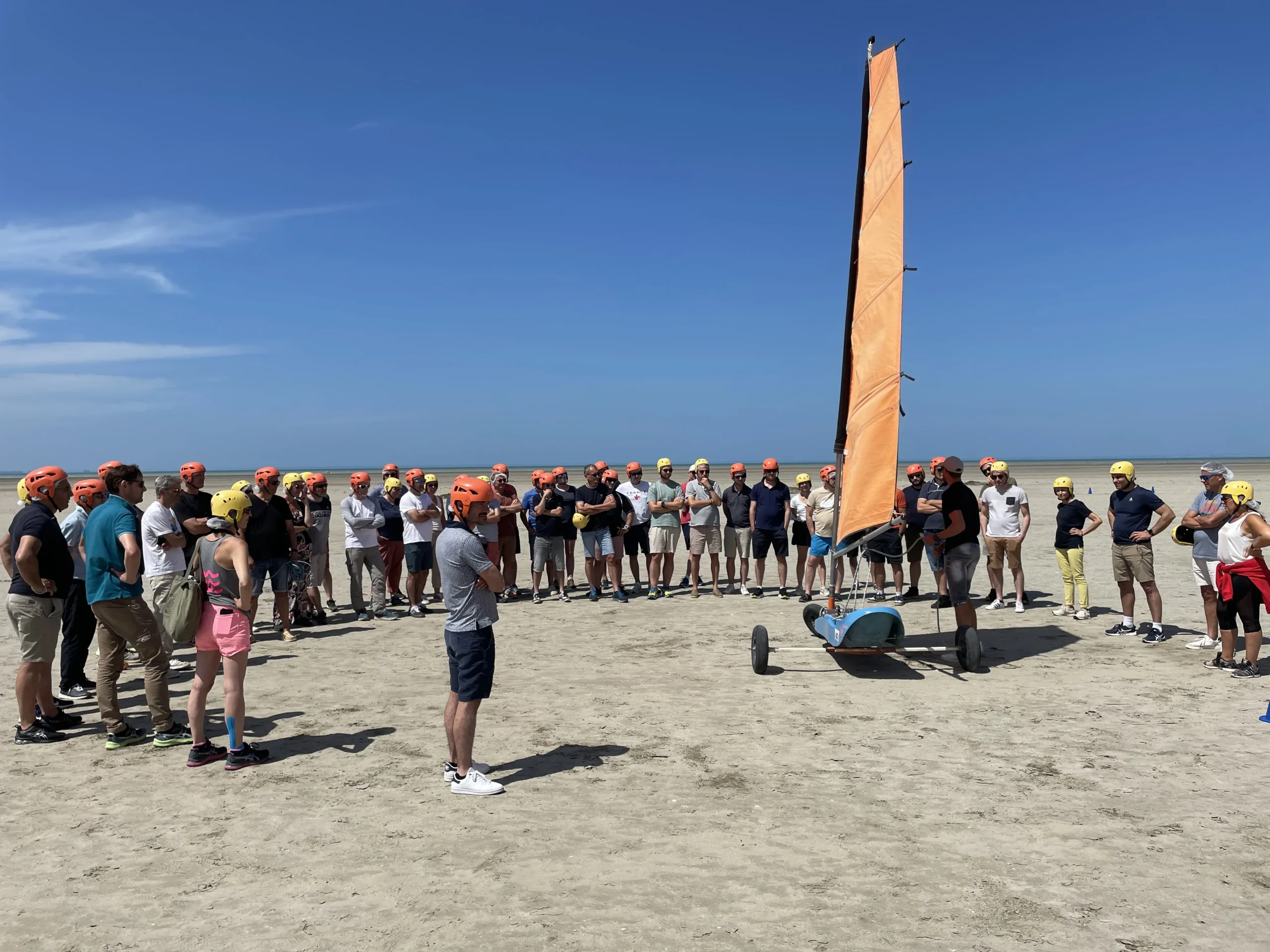 Team building sportif outdoor Bordeaux groupes en défi sur la rive de la Garonne INNOV'events