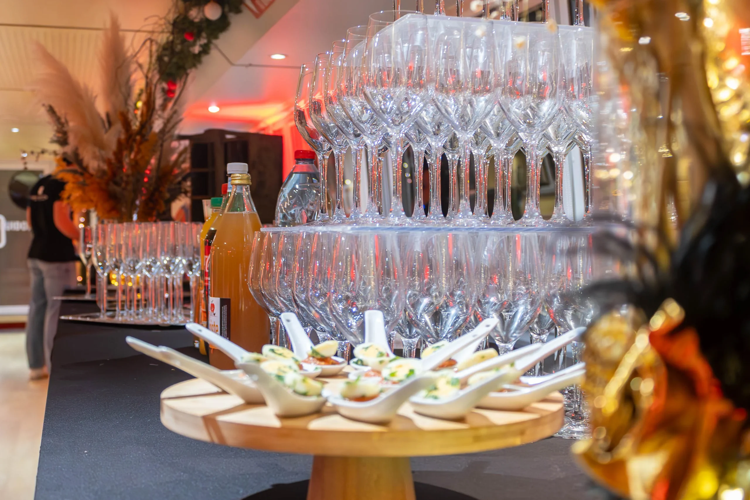 Buffet déjeuner plein air traiteur événementiel Avignon INNOV'events