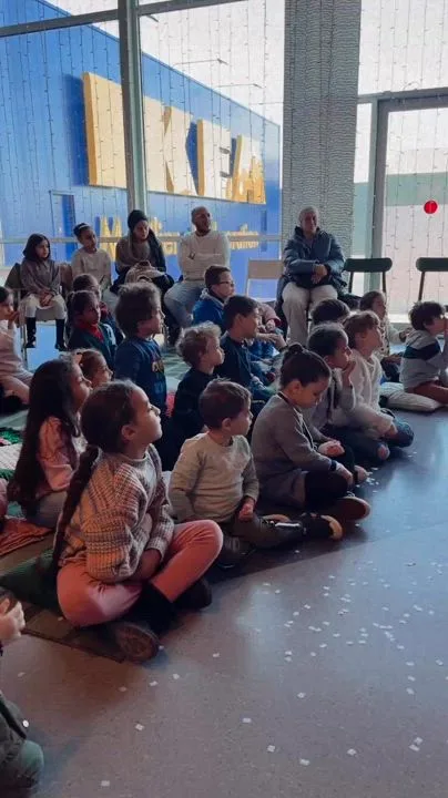 Fête de Noël pour enfants Saint-Étienne salle décorée familles collaborateurs INNOV'events