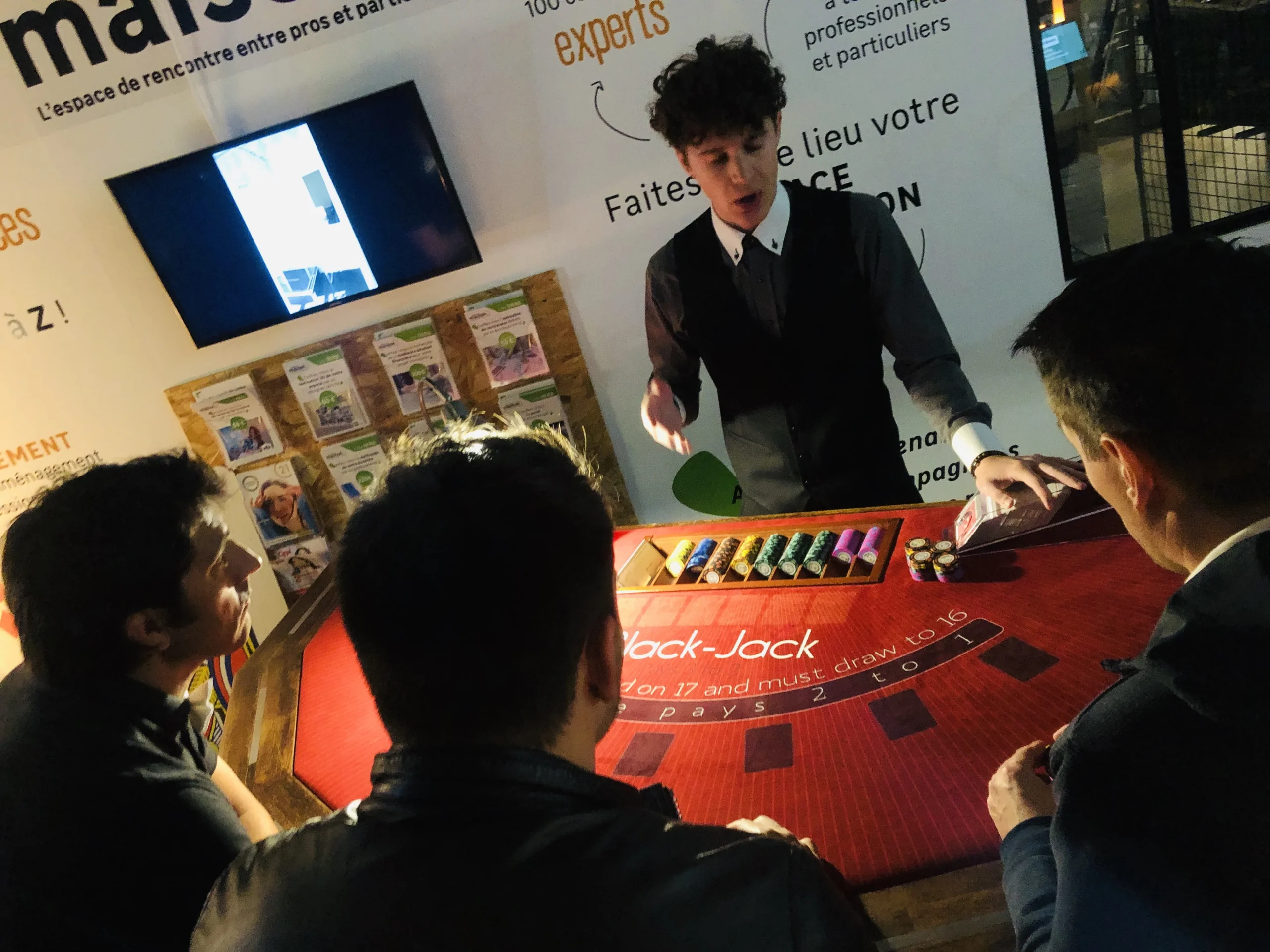 Lieu événementiel animation de stand Perpignan vue intérieure INNOV'events