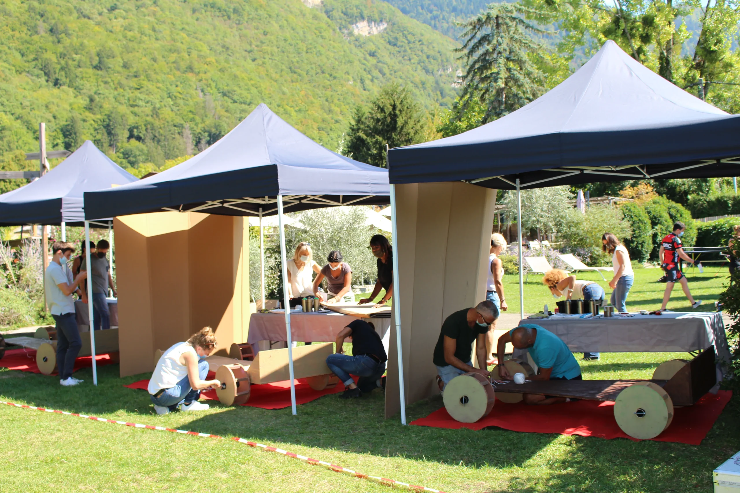 Animation paddle team building Chambéry lac du Bourget - INNOV'events
