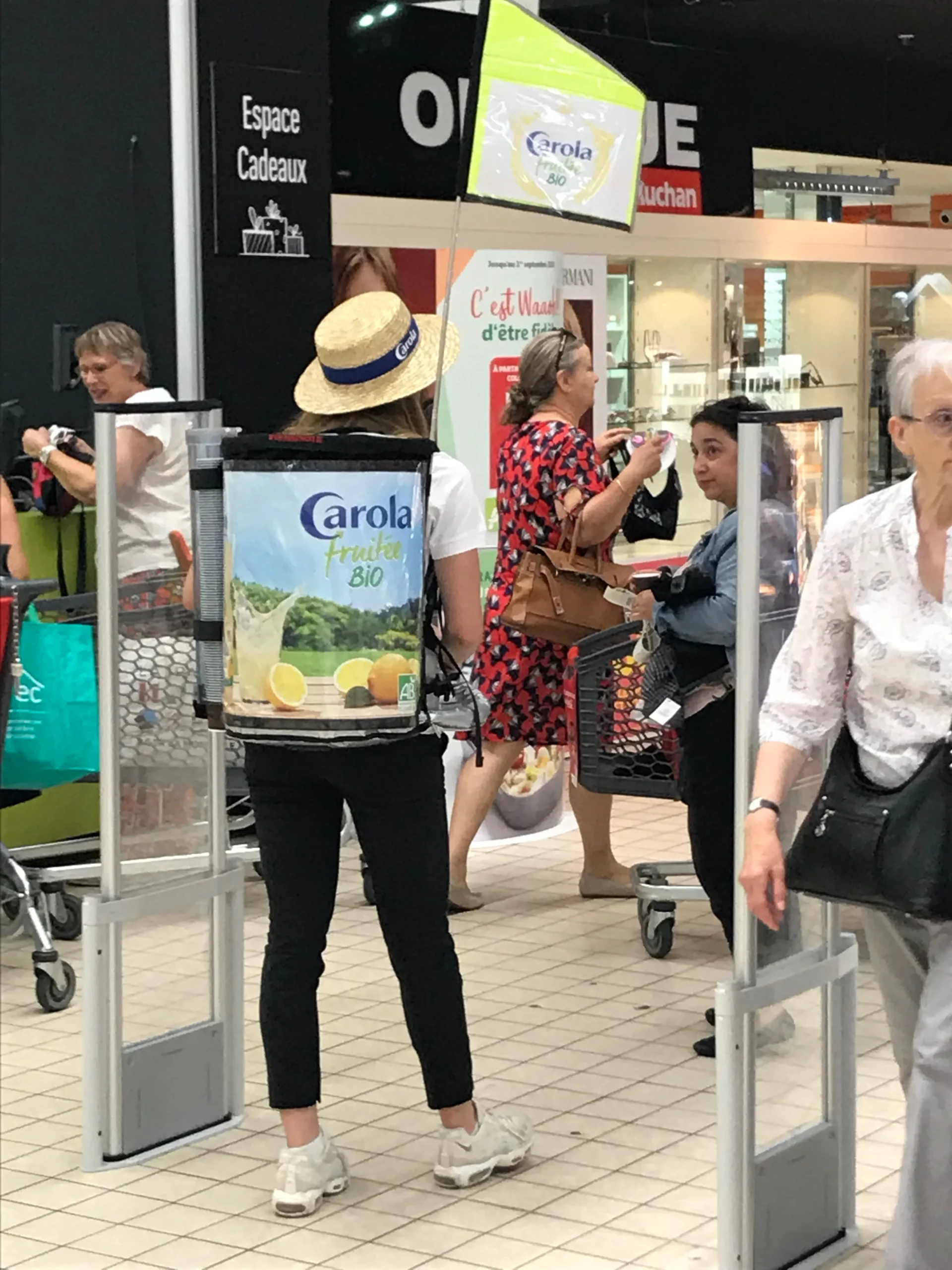 Activation de marque grand format opération de street-marketing Grenoble INNOV'events