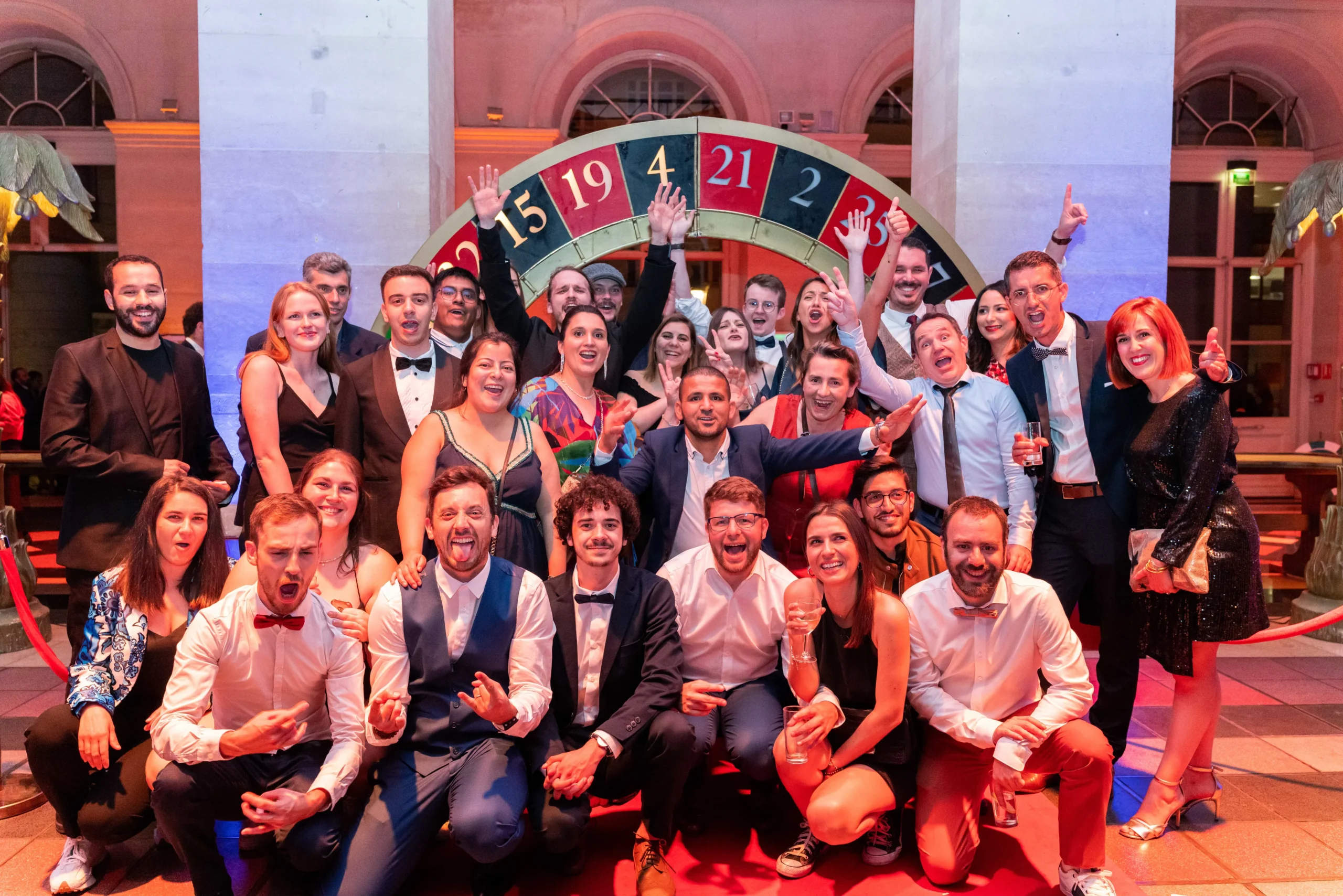 Rallye urbain Montpellier Écusson équipes commerciales INNOV'events