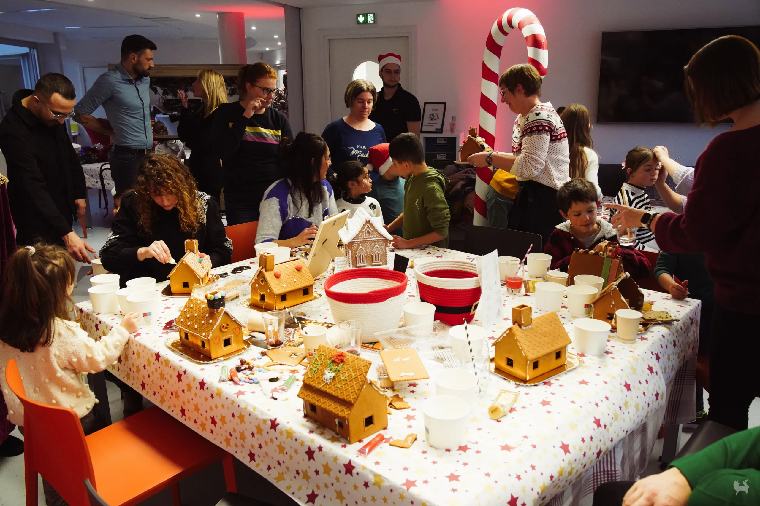 Format mixte arbre de Noël Nîmes famille puis soirée personnel INNOV'events