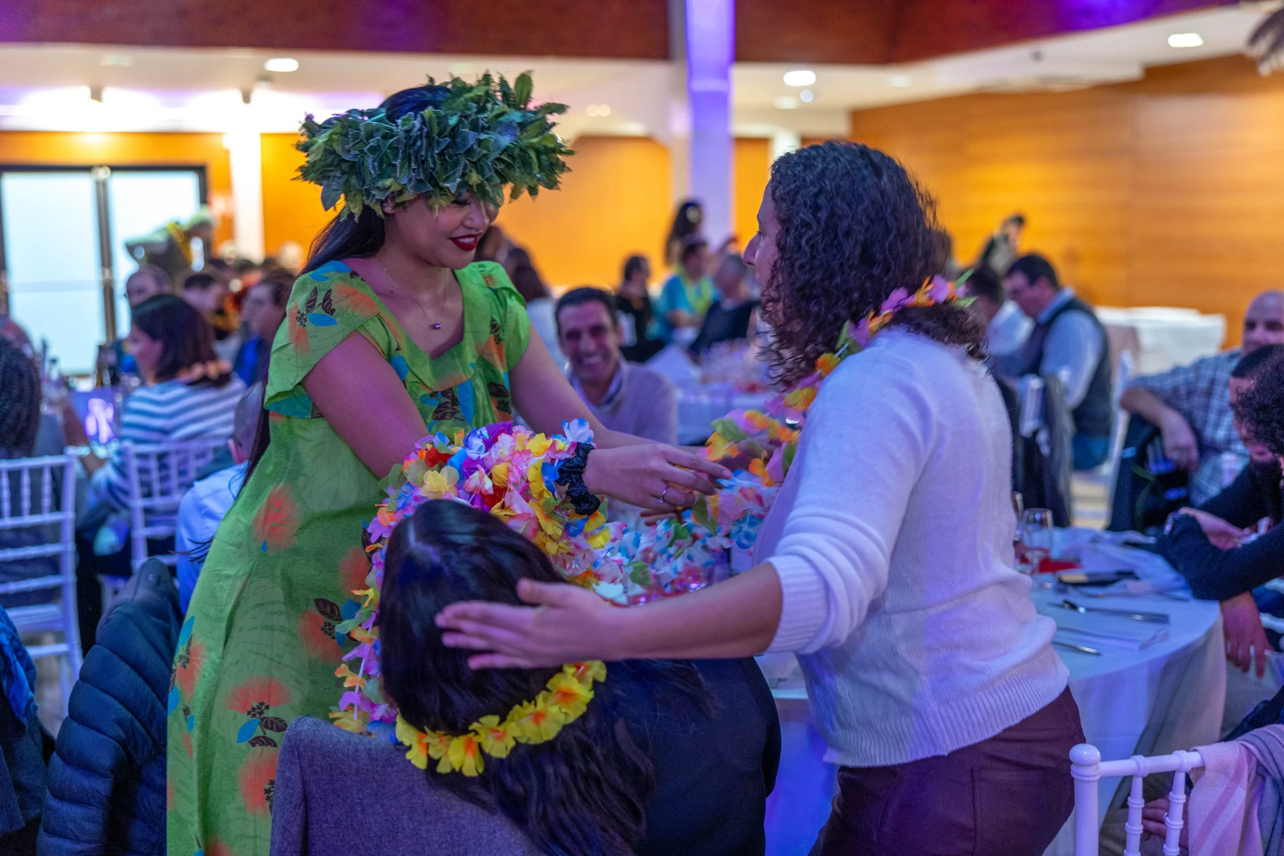 Soirée d'entreprise La Réunion terrasse hôtel vue lagon côte ouest INNOV'events