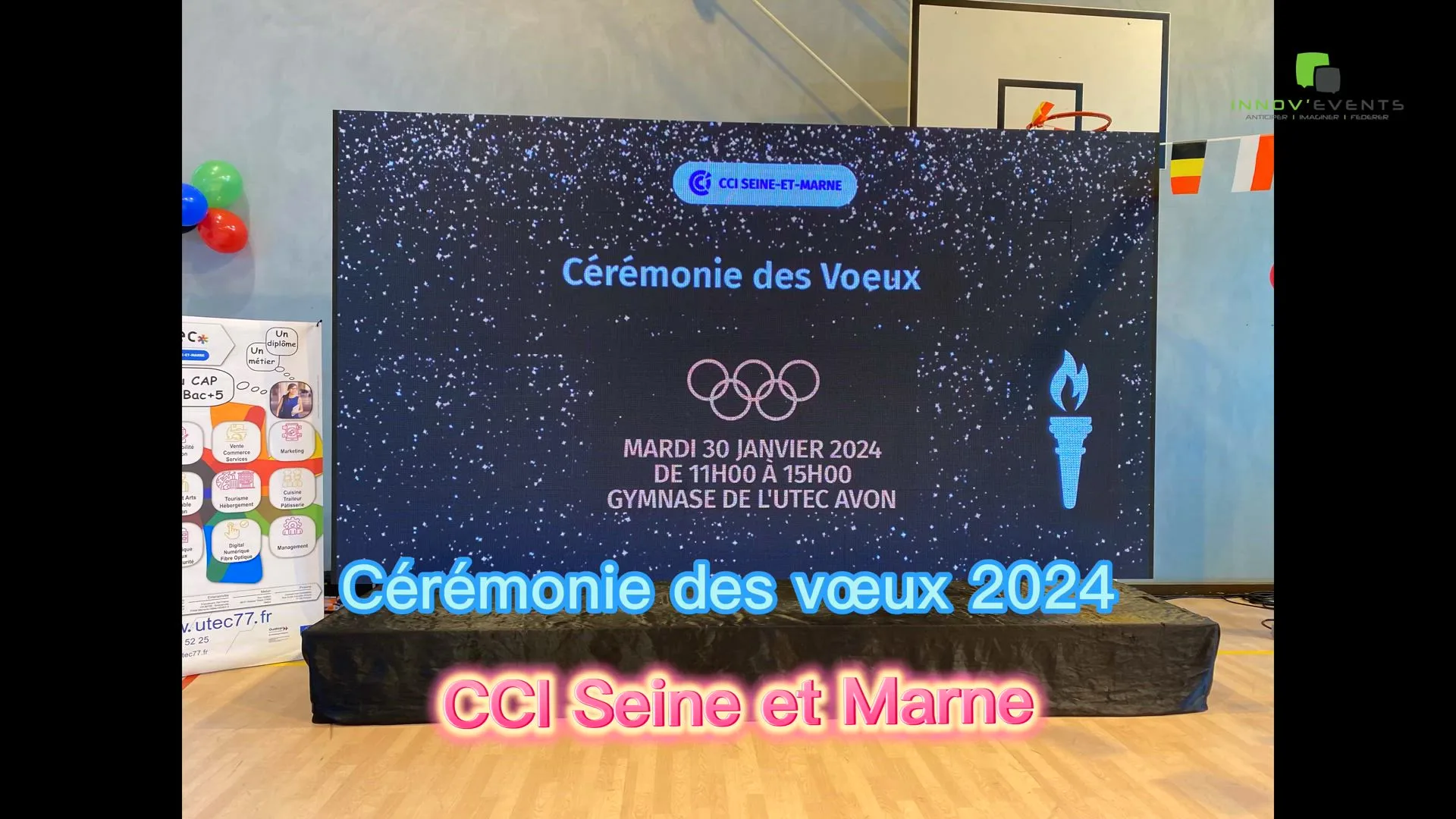 Cérémonie des vœux entreprise Marseille plénière grand format Palais du Pharo INNOV'events
